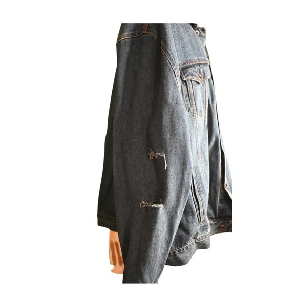 Vintage Distressed Port Authority Unisex Jean Jacket - Picture 5 of 5